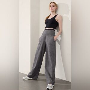 Athleta Venice wide leg in heather gray